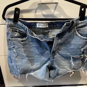 High rise mom shorts. Worn twice.